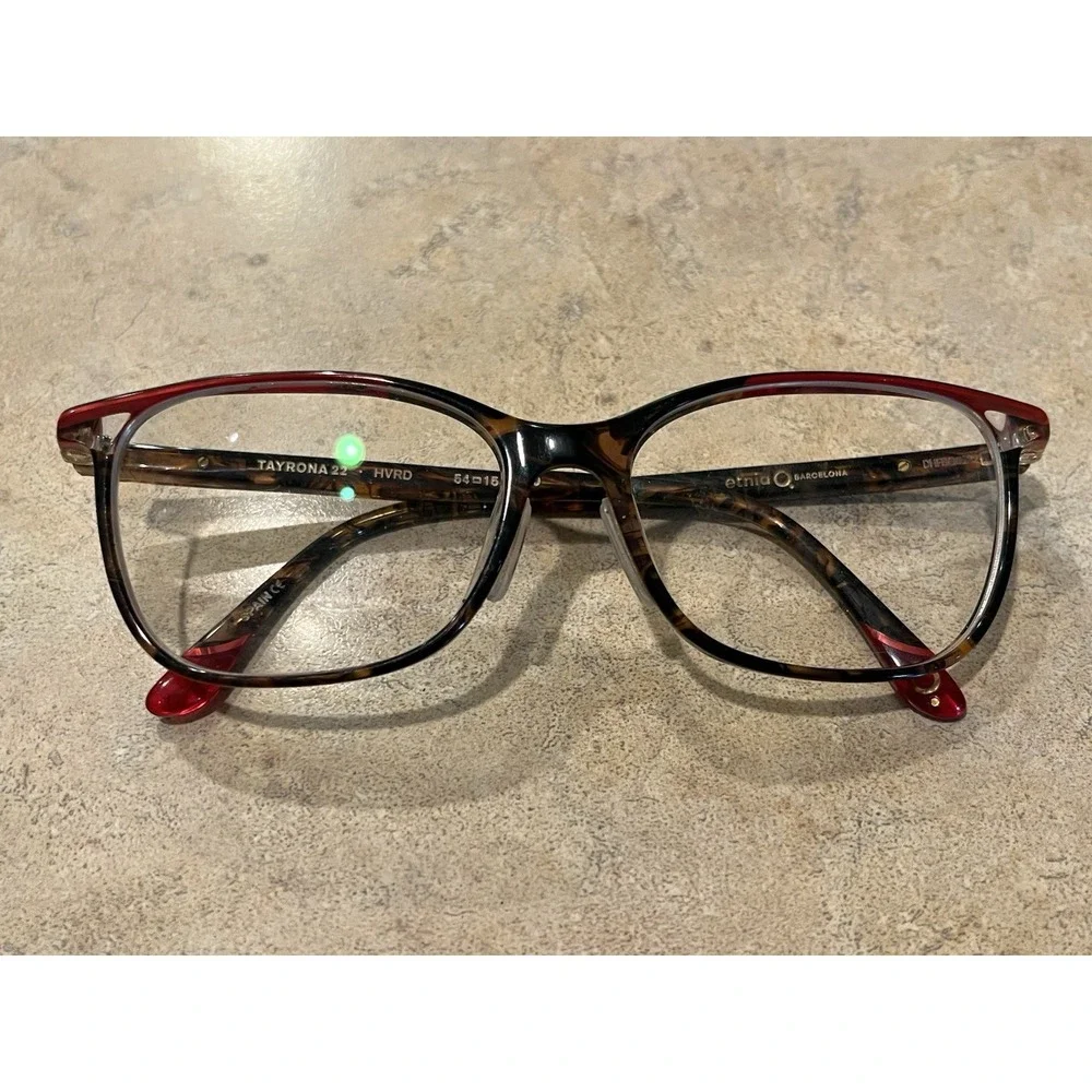 Etnia Barcelona Eyeglass Frames Tayronna 22 HVRD 54-15-140, Made in Spain